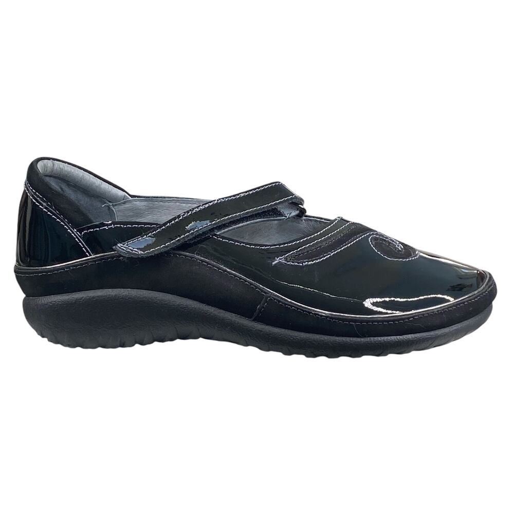NAOT Women’s Matai Glossy Black Slip On Mary Jane Size 36 US 5/5.5